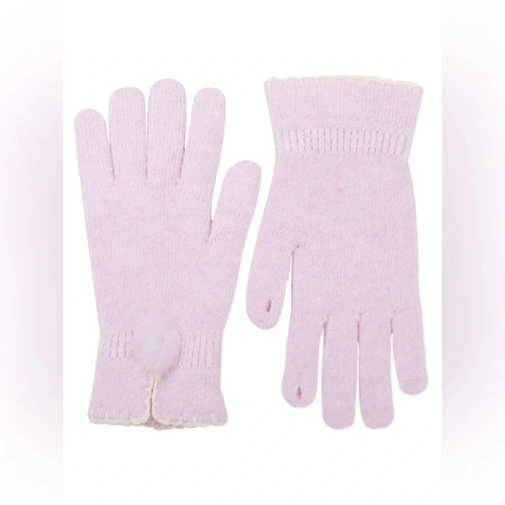 Pom-Pom Detail Gloves
